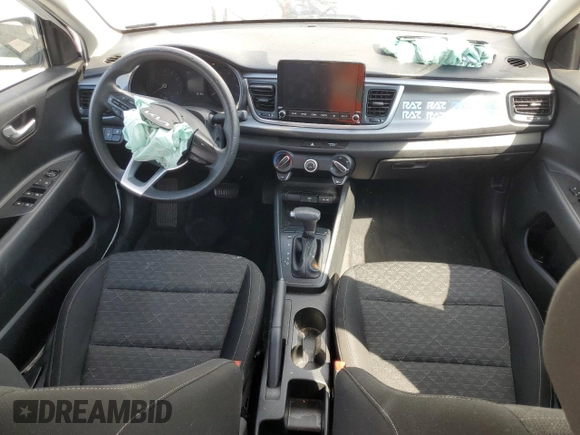 2023 Kia Rio S with VIN 3KPA24AD6PE566205, listed as a Copart auction lot 50621125 with 18,418 mi miles and Salvage Title. Bid and sale history available at carsss.com. Image 8.