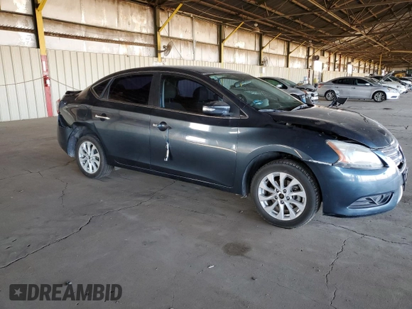 2016 Nissan Sentra with VIN 3N1AB7AD4GL613697, listed as a Copart auction lot 80880414 with 129,609 mi miles and Salvage title. Bid and sale history available at DreamBid. Image 4.