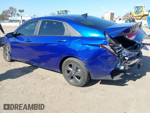 2023 Hyundai Elantra SEL with VIN KMHLM4AG9PU436333, listed as a IAAI auction lot 41998462 with 22,751 mi miles and . Bid and sale history available at DreamBid. Image 3.