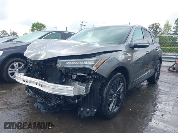 2022 Acura RDX w/A-Spec Package with VIN 5J8TC1H63NL003808, listed as a IAAI auction lot 42013373 with 40,251 mi miles and . Bid and sale history available at carsss.com. Image 2.