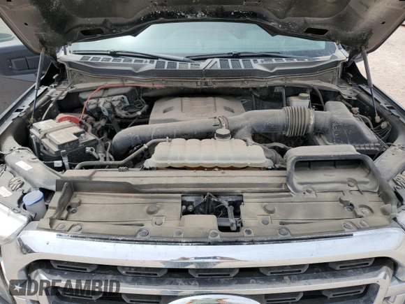 2023 Ford F-150 XL with VIN 1FTFW1E83PFB53217, listed as a Copart auction lot 50497895 with 43,095 mi miles and Salvage Title. Bid and sale history available at carsss.com. Image 11.