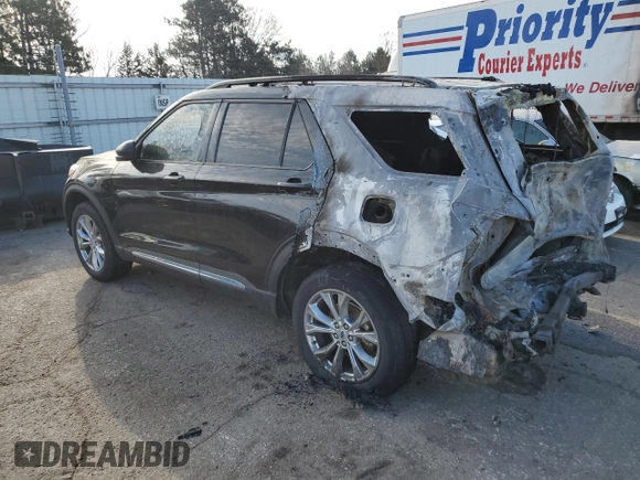 2023 Ford Explorer XLT with VIN 1FMSK8DH7PGA55236, listed as a Copart auction lot 83566244 with 18,859 mi miles and Non Repairable. Bid and sale history available at carsss.com. Image 2.