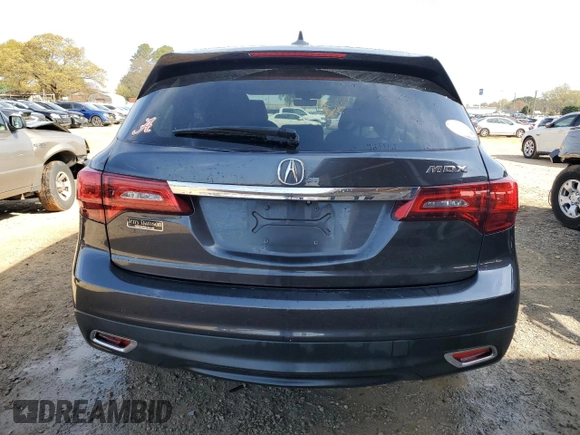 2016 Acura MDX w/Tech with VIN 5FRYD3H42GB006652, listed as a Copart auction lot 51075875 with 146,451 mi miles and Salvage Title. Bid and sale history available at carsss.com. Image 6.