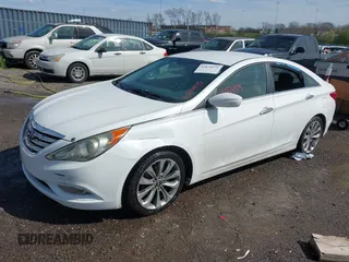2011 Hyundai Sonata SE with VIN 5NPEC4AC1BH165655, listed as a IAAI auction lot 41874975 with 156,482 mi miles. Bid and sale history available at carsss.com. Image 2.