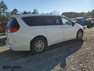 2024 Chrysler Voyager LX with VIN 2C4RC1CG7RR106607, listed as a Copart auction lot 46128855 with 0 mi miles and Salvage Title. Bid and sale history available at carsss.com. Image 3.