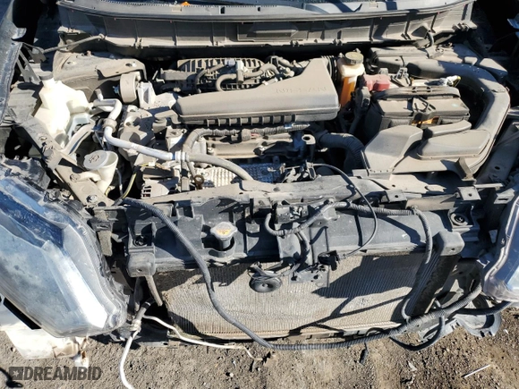 2016 Nissan Rogue SV with VIN KNMAT2MTXGP683578, listed as a Copart auction lot 48434645 with 120,927 mi miles and Salvage Title. Bid and sale history available at carsss.com. Image 12.