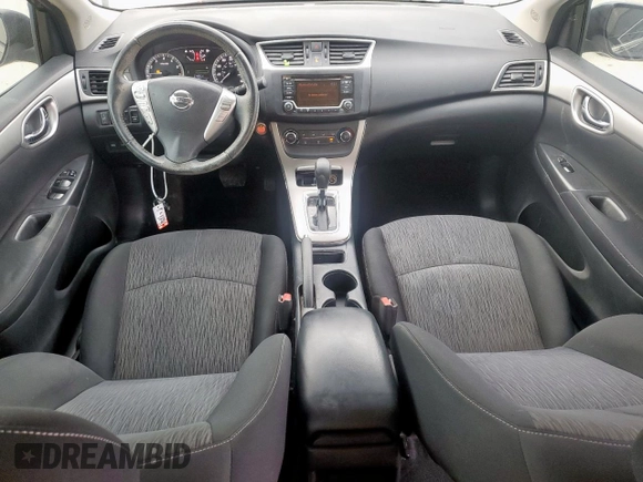 2015 Nissan Sentra SR with VIN 3N1AB7AP0FL644583, listed as a Copart auction lot 54513975 with 90,801 mi miles and Salvage Title. Bid and sale history available at DreamBid. Image 8.