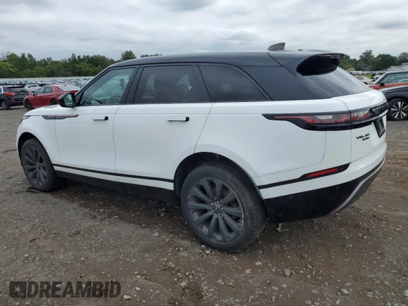 2018 Land Rover Range Rover Velar R-Dynamic SE z VIN SALYL2RN7JA714670, wystawiony jako Copart lot #69160794 z przebiegiem 51 608 mil mil oraz Szkoda całkowita • Salvage title. Historia ofert i sprzedaży dostępna na DreamBid. Obrazek 2.