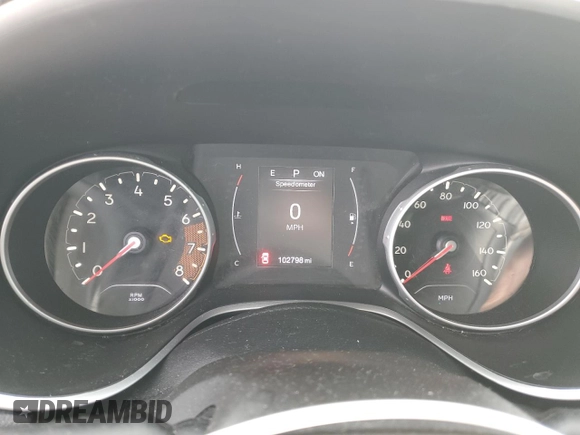 2018 Jeep Compass Latitude z VIN 3C4NJCBB1JT240505, wystawiony jako Copart lot #44365215 z przebiegiem 102 798 mil mil oraz Szkoda całkowita • Salvage title. Historia ofert i sprzedaży dostępna na DreamBid. Obrazek 9.