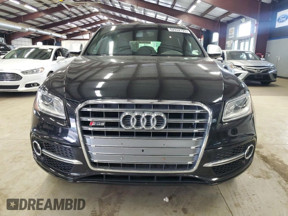 2017 Audi SQ5 Premium Plus with VIN WA1CCAFP9HA039653, listed as a Copart auction lot 62932125 with 54,834 mi miles and Salvage title. Bid and sale history available at DreamBid. Image 5.
