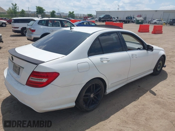 2014 Mercedes-Benz C 250 Sport with VIN WDDGF4HB5EA947035, listed as a IAAI auction lot 42538526 with 119,858 mi miles and . Bid and sale history available at DreamBid. Image 4.