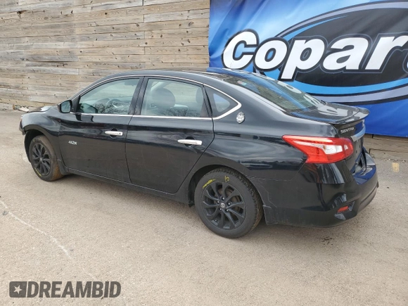 2018 Nissan Sentra S with VIN 3N1AB7AP7JY308537, listed as a Copart auction lot 52090275 with 76,636 mi miles and Clean Title. Bid and sale history available at DreamBid. Image 2.