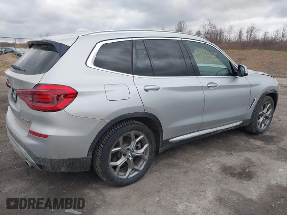 2021 BMW X3 xDrive30i with VIN 5UXTY5C02M9F46381, listed as a IAAI auction lot 41867265 with 32,926 mi miles and . Bid and sale history available at DreamBid. Image 4.