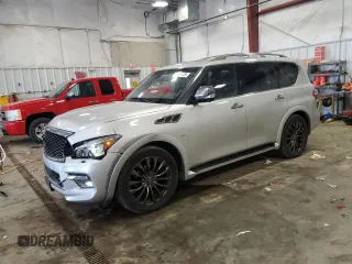 2015 Infiniti QX80 with VIN JN8AZ2NE4F9085038, listed as a Copart auction lot 52729425 with 214,783 mi miles and Clean title. Bid and sale history available at DreamBid. Image 1.