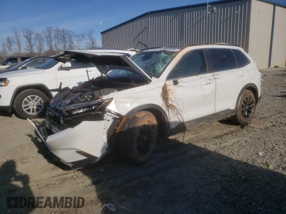 2024 Honda CR-V Sport-L with VIN 7FARS5H85RE009398, listed as a Copart auction lot 46808605 with 23,926 mi miles and Salvage Title. Bid and sale history available at DreamBid. Image 1.