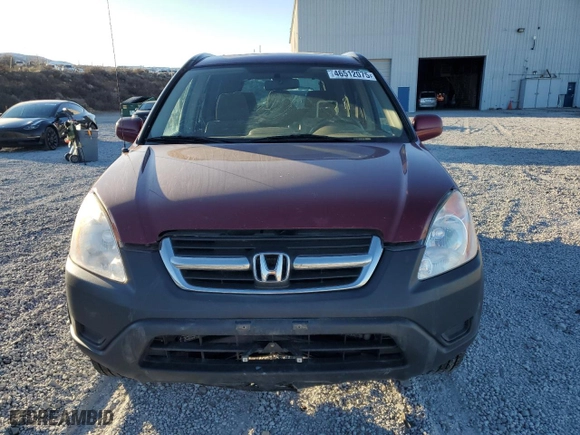 2003 Honda CR-V EX with VIN JHLRD78863C009077, listed as a Copart auction lot 46512075 with 137,926 mi miles and Salvage Title. Bid and sale history available at carsss.com. Image 5.