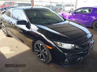 2018 Honda Civic Si Coupe with VIN 2HGFC3A52JH757204, listed as a IAAI auction lot 41750128 with 40,686 mi miles. Bid and sale history available at carsss.com. Image 1.