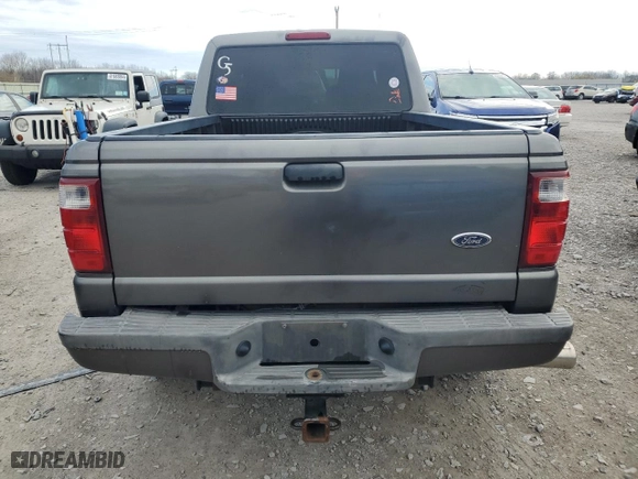 2004 Ford Ranger Edge with VIN 1FTYR14E34PA20759, listed as a Copart auction lot 80549974 with 122,240 mi miles and Salvage Title. Bid and sale history available at carsss.com. Image 6.