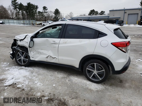 2022 Honda HR-V EX with VIN 3CZRU6H57NM774811, listed as a Copart auction lot 46120225 with 12,321 mi miles and Salvage Title. Bid and sale history available at carsss.com. Image 2.