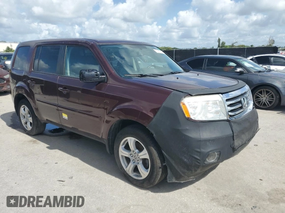 2013 Honda Pilot EX-L с VIN 5FNYF3H58DB044788, выставлен на аукционе Copart как лот 60202325 с пробегом Не указан миль и Списание • Salvage title. История ставок и продаж доступна на DreamBid. Изображение 4.