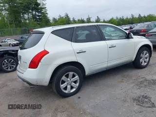 2006 Nissan Murano SL z VIN JN8AZ08W16W530815, wystawiony jako IAAI lot #42275429 z przebiegiem 134 000 mil mil oraz . Historia ofert i sprzedaży dostępna na DreamBid. Obrazek 4.