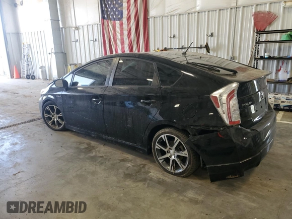 2012 Toyota Prius One with VIN JTDKN3DU2C5476346, listed as a Copart auction lot 50169135 with 127,810 mi miles and Non Repairable. Bid and sale history available at carsss.com. Image 2.