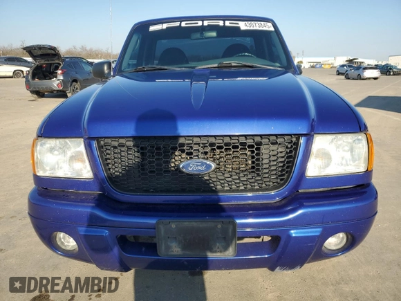 2003 Ford Ranger XL with VIN 1FTYR10U63PB29146, listed as a Copart auction lot 43073845 with 272,396 mi miles and Salvage Title. Bid and sale history available at carsss.com. Image 5.