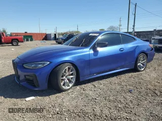 2021 BMW 4 Series M440i xDrive with VIN WBA13AR0XMCG16250, listed as a Copart auction lot 49556245 with 52,717 mi miles and Non Repairable. Bid and sale history available at DreamBid. Image 1.