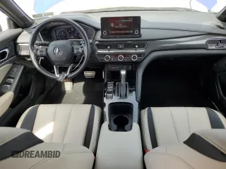 2023 Acura Integra w/A-Spec Package with VIN 19UDE4H37PA018431, listed as a Copart auction lot 49478415 with 15,168 mi miles and Salvage Title. Bid and sale history available at DreamBid. Image 8.