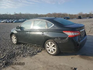 2013 Nissan Sentra S with VIN 3N1AB7AP8DL669194, listed as a Copart auction lot 54205345 with 127,444 mi miles and Salvage Title. Bid and sale history available at DreamBid. Image 2.