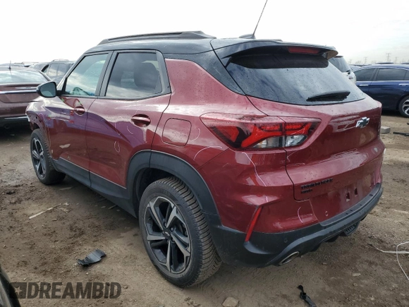 2022 Chevrolet TrailBlazer RS with VIN KL79MUSL7NB106352, listed as a Copart auction lot 50310445 with 54,566 mi miles and Salvage Title. Bid and sale history available at DreamBid. Image 2.