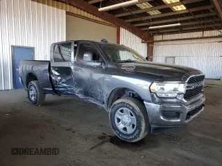 2024 Ram 2500 Tradesman with VIN 3C6UR5CL6RG102591, listed as a Copart auction lot 88913725 with 5,193 mi miles and Salvage Title. Bid and sale history available at carsss.com. Image 4.
