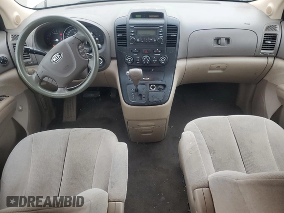 2008 Kia Sedona LX with VIN KNDMB233586217761, listed as a Copart auction lot 77362824 with 145,064 mi miles and Clean Title. Bid and sale history available at carsss.com. Image 8.