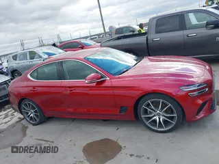 2023 Genesis G70 2.0T with VIN KMTG34TAXPU125013, listed as a IAAI auction lot 41286145 with 38,108 mi miles and . Bid and sale history available at DreamBid. Image 13.