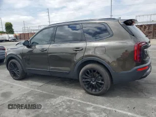 2022 Kia Telluride S with VIN 5XYP6DHCXNG244422, listed as a Copart auction lot 55482305 with 91,541 mi miles and Salvage Title. Bid and sale history available at DreamBid. Image 2.