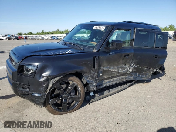 2023 Land Rover Defender X-Dynamic SE z VIN SALE2EEU1P2214401, wystawiony jako Copart lot #58029025 z przebiegiem 36 076 mil mil oraz Szkoda całkowita • Salvage title. Historia ofert i sprzedaży dostępna na DreamBid. Obrazek 1.