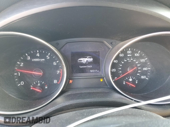 2020 Kia Sedona LX with VIN KNDMB5C10L6642216, listed as a Copart auction lot 84122934 with 92,017 mi miles and Salvage Title. Bid and sale history available at carsss.com. Image 9.