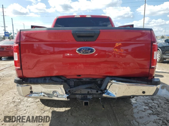 2020 Ford F-150 XL with VIN 1FTEW1CB9LKF33707, listed as a Copart auction lot 76889364 with 66,215 mi miles and Salvage Title. Bid and sale history available at carsss.com. Image 6.