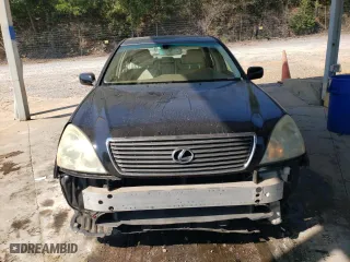 2001 Lexus LS 430 with VIN JTHBN30F110014232, listed as a Copart auction lot 75013094 with 238,565 mi miles and Salvage Title. Bid and sale history available at carsss.com. Image 5.
