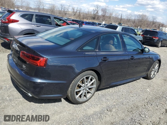 2018 Audi A6 Premium with VIN WAUF8AFC6JN097619, listed as a Copart auction lot 50621015 with 74,387 mi miles and Salvage Title. Bid and sale history available at carsss.com. Image 3.
