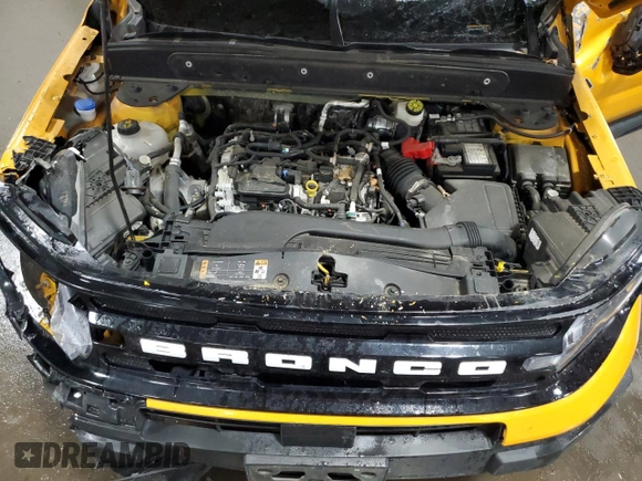 2022 Ford Bronco Sport Outer Banks with VIN 3FMCR9C63NRD70417, listed as a Copart auction lot 56487815 with 29,284 mi miles and Salvage title. Bid and sale history available at DreamBid. Image 12.