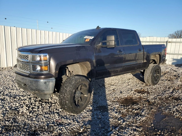 2015 Chevrolet Silverado 1500 LT with VIN 3GCUKREC2FG107879, listed as a Copart auction lot 41915375 with 123,952 mi miles and Salvage Title. Bid and sale history available at DreamBid. Image 1.