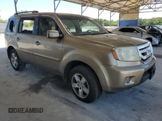 2010 Honda Pilot EX with VIN 5FNYF3H42AB002541, listed as a Copart auction lot 42300605 with Not Provided miles and Salvage Title. Bid and sale history available at carsss.com. Image 4.