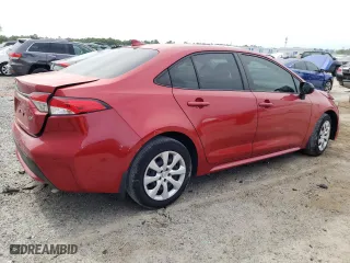 2021 Toyota Corolla LE with VIN JTDEPMAE6MJ182452, listed as a Copart auction lot 53324515 with 12,608 mi miles and Salvage Title. Bid and sale history available at carsss.com. Image 3.