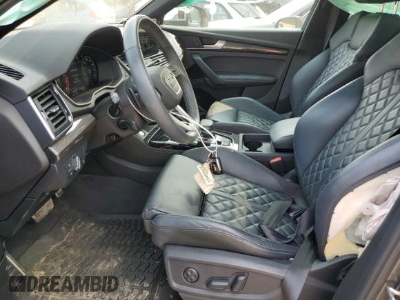 2023 Audi SQ5 Premium Plus with VIN WA1B4AFYXP2083588, listed as a Copart auction lot 63688874 with 16,405 mi miles and Salvage Title. Bid and sale history available at carsss.com. Image 7.