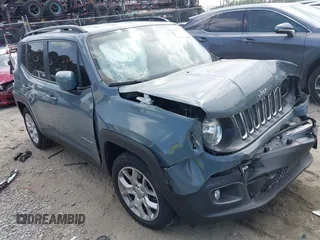 2018 Jeep Renegade Latitude z VIN ZACCJABB0JPH61945, wystawiony jako IAAI lot #42165795 z przebiegiem Nie podano mil oraz . Historia ofert i sprzedaży dostępna na DreamBid. Obrazek 1.