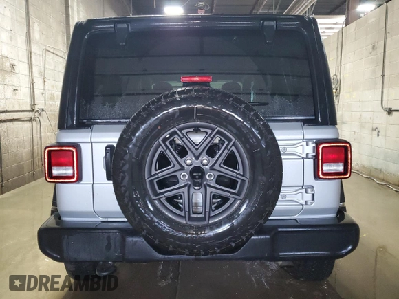 2024 Jeep Wrangler Sport S with VIN 1C4PJXDN8RW252972, listed as a Copart auction lot 66298315 with 34,574 mi miles and Clean title. Bid and sale history available at DreamBid. Image 6.