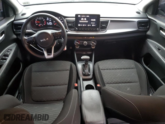 2022 Kia Rio S with VIN 3KPA24AD8NE459914, listed as a Copart auction lot 44423105 with 26,257 mi miles and Salvage Title. Bid and sale history available at carsss.com. Image 8.