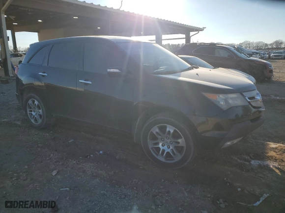 2007 Acura MDX with VIN 2HNYD28217H525478, listed as a Copart auction lot 42488575 with 292,913 mi miles and Salvage Title. Bid and sale history available at carsss.com. Image 4.