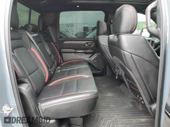 2021 Ram 1500 with VIN 0K1905786880, listed as a Copart auction lot 61756114 with 34,927 mi miles and Clean title. Bid and sale history available at DreamBid. Image 10.